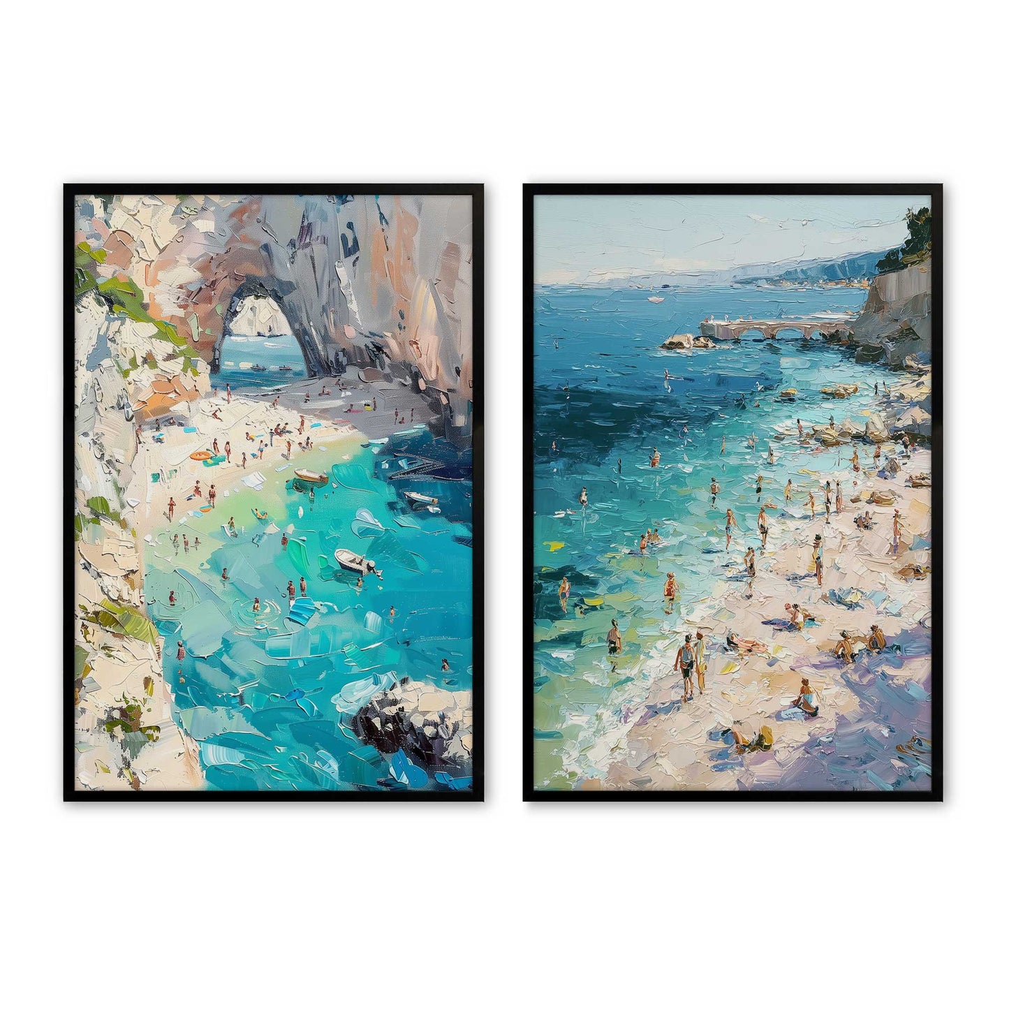 [Color:Satin Black], Picture of art in a Satin Black frame