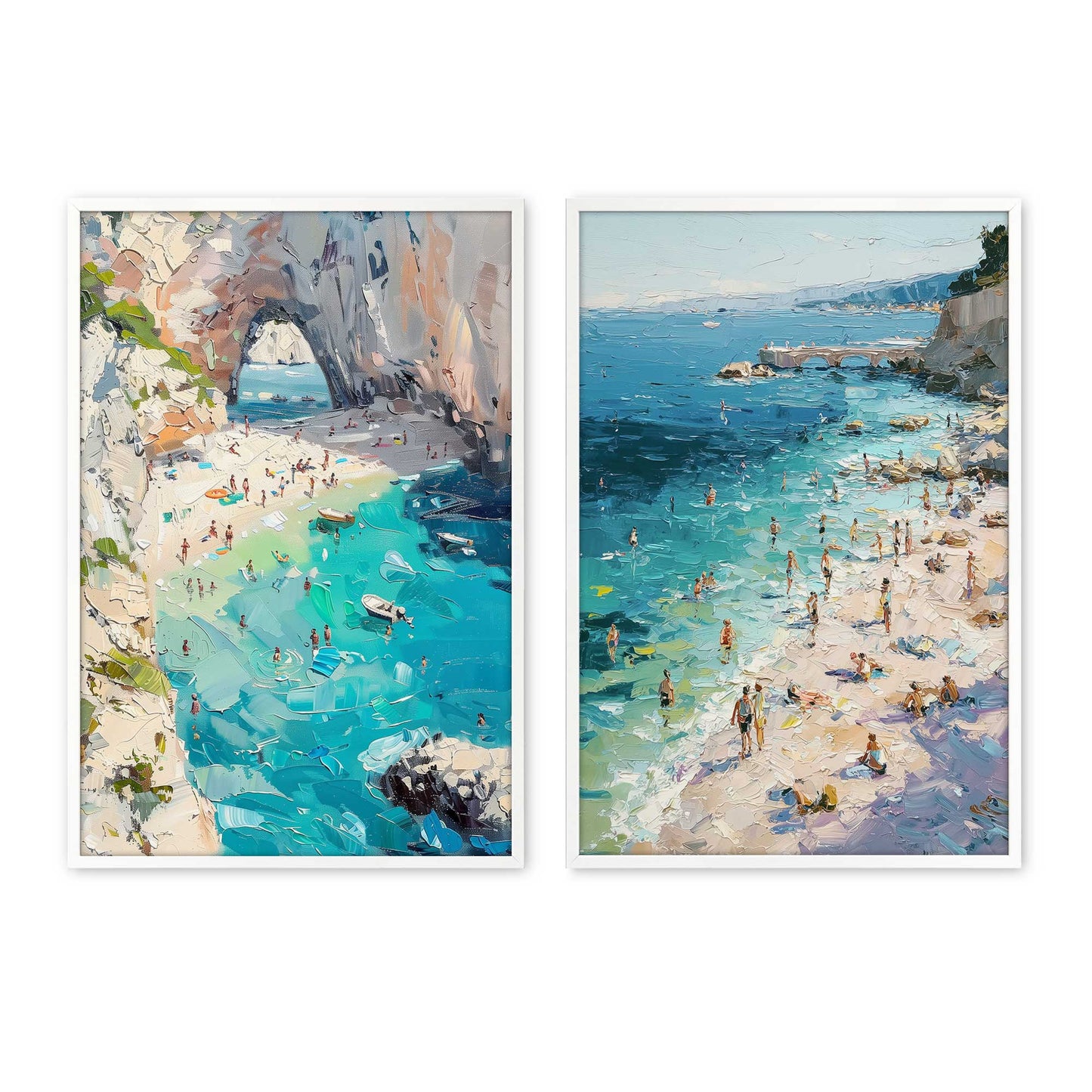 [Color:Opaque White], Picture of art in a Opaque White frame