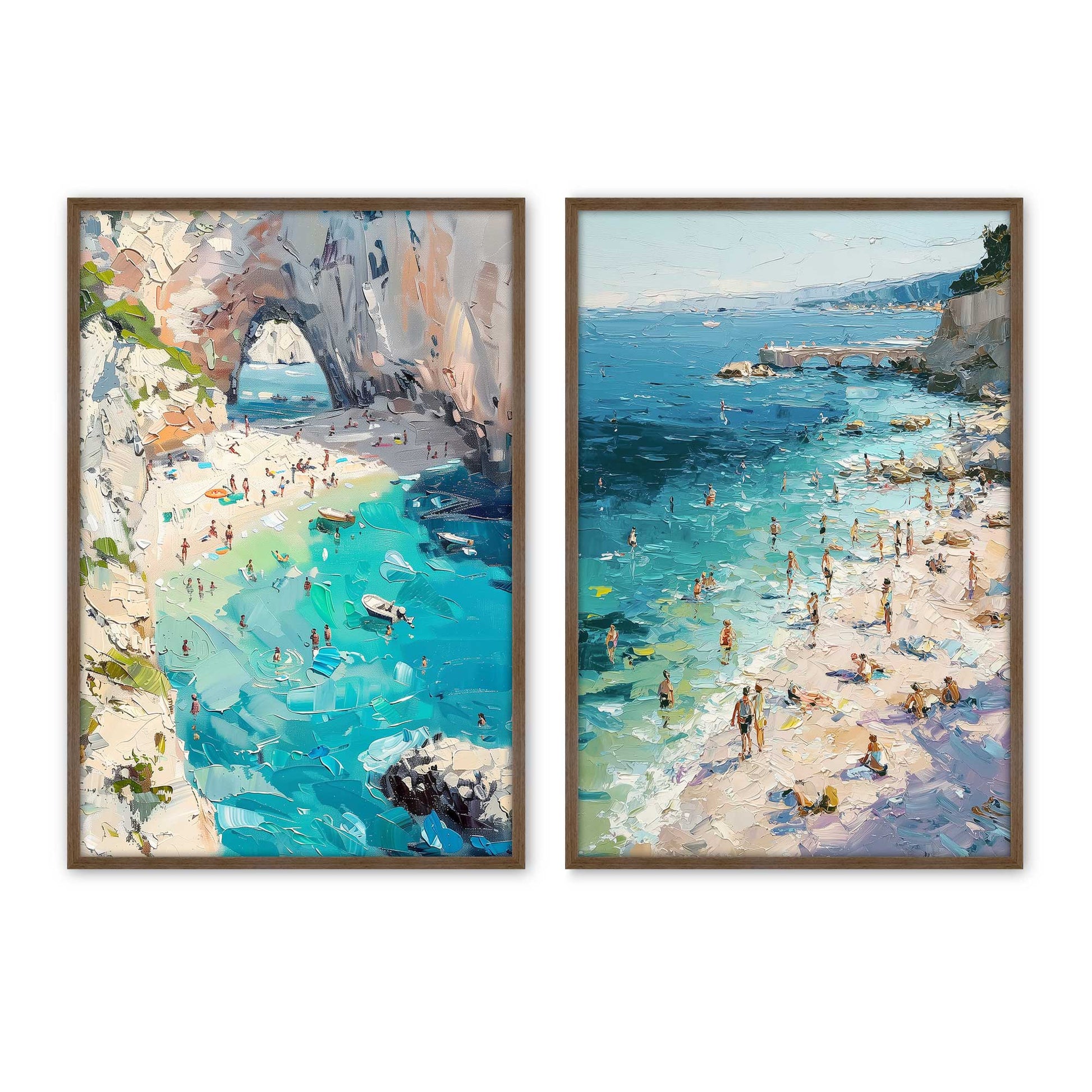[Color:Walnut], Picture of art in a Walnut frame
