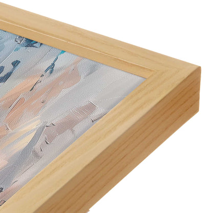 [Color:American Maple], Picture of art in a American Maple frame of the corner