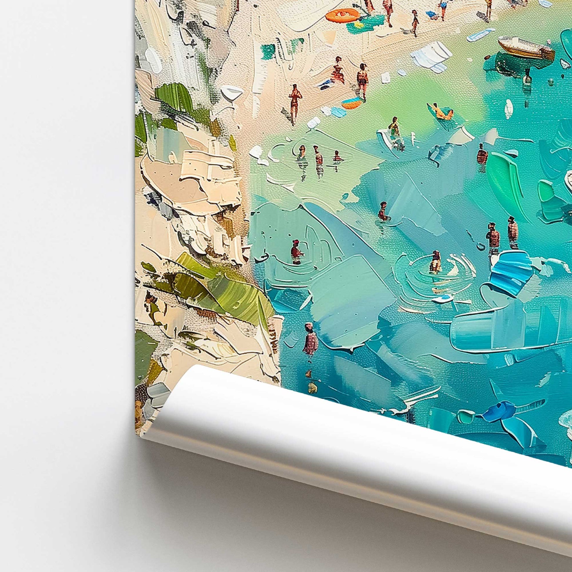 [color:Rolled Print], Picture of close up of art