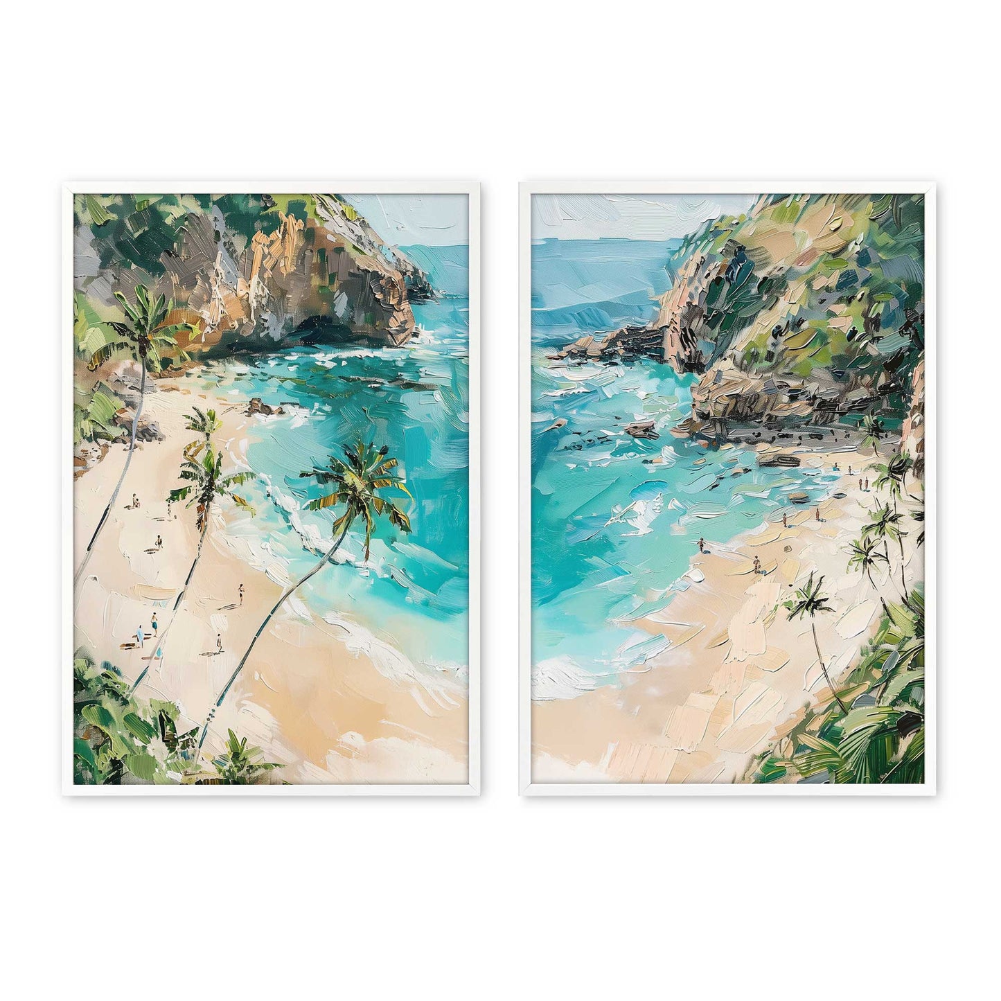 [Color:Opaque White], Picture of art in a Opaque White frame