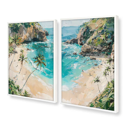 [Color:Opaque White], Picture of art in a Opaque White frame at an angle