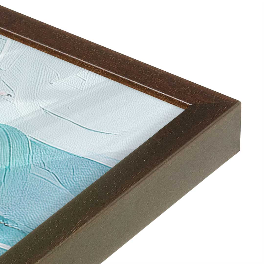 [Color:Belvinder Brown], Picture of art in a Belvinder Brown frame of the corner