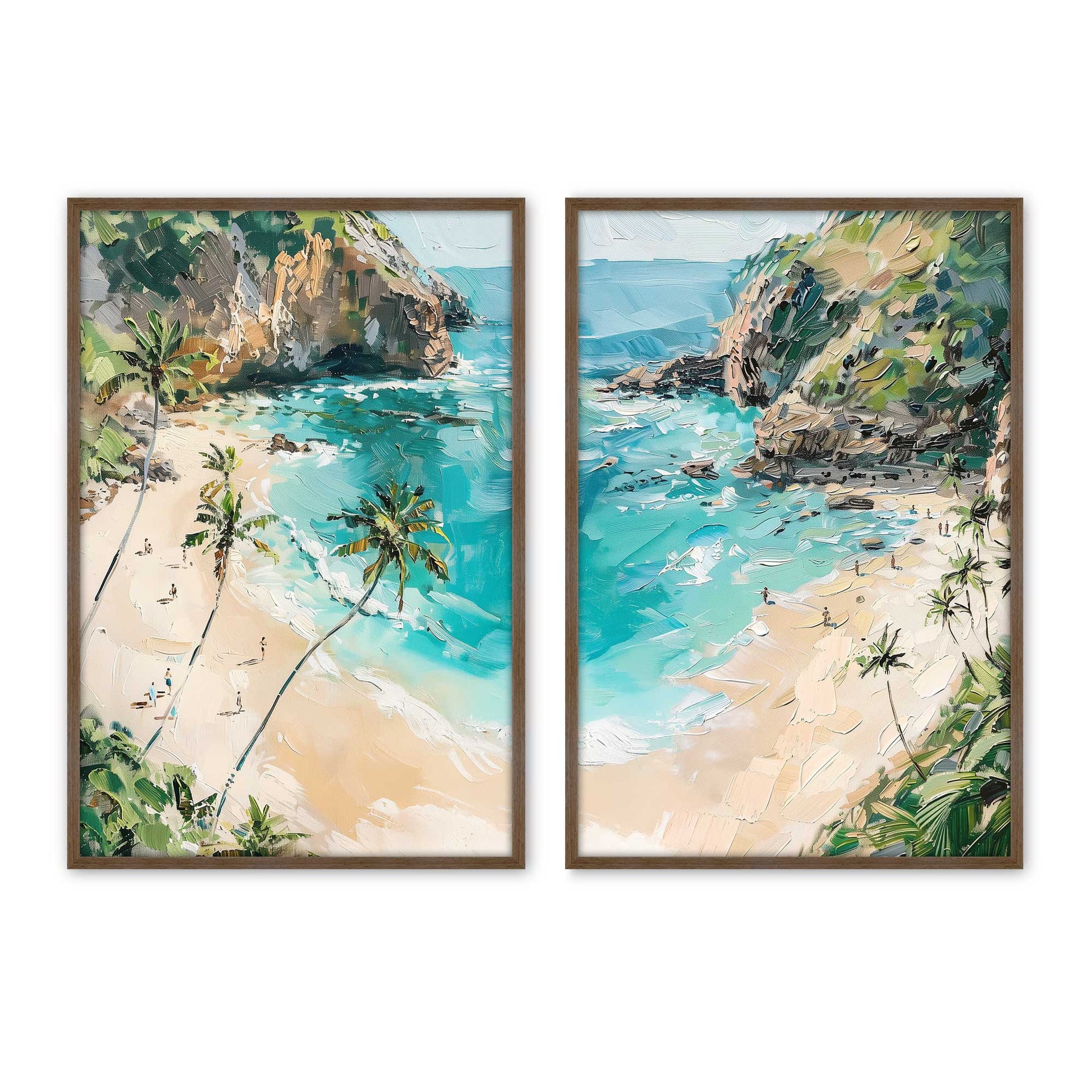 [Color:Walnut], Picture of art in a Walnut frame