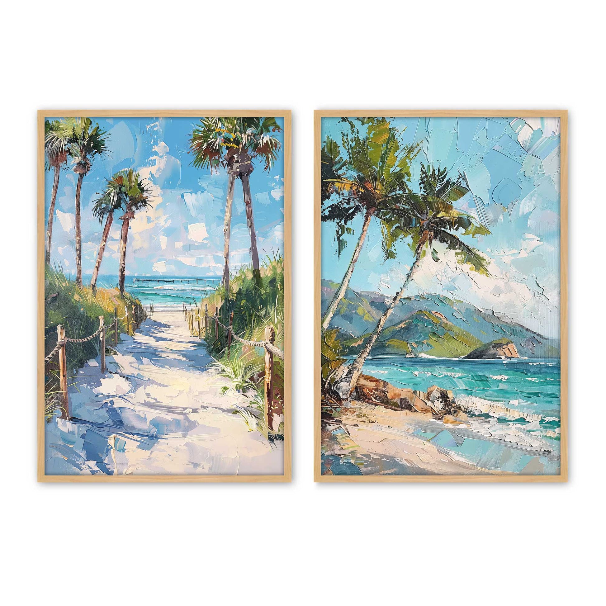 [Color:American Maple], Picture of art in a American Maple frame