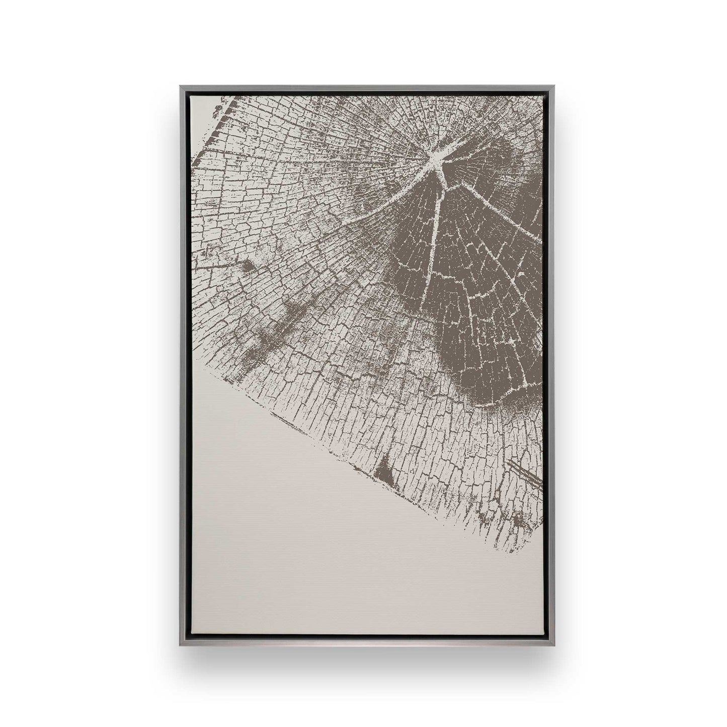 Modern Tree Rings Canvas Print, Set of 3