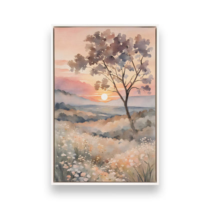 Dreamy Pastel Landscape Canvas Print, Set of 3