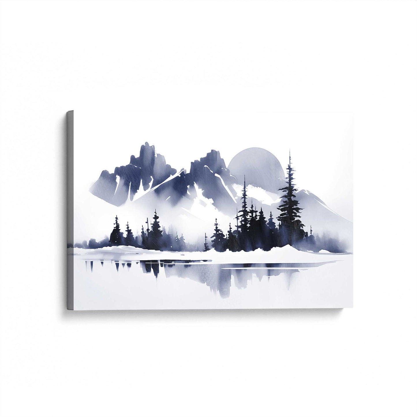 [Color:Stretched Canvas], Picture of art at an angle