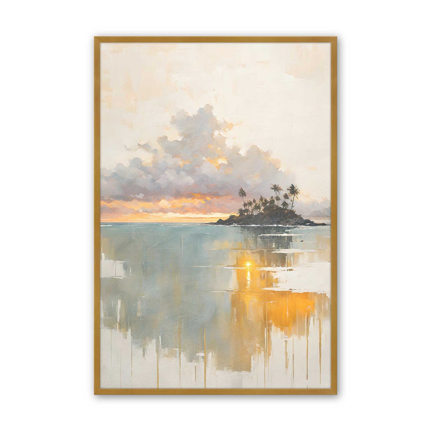Sunset Waves Art Print, Set of 3