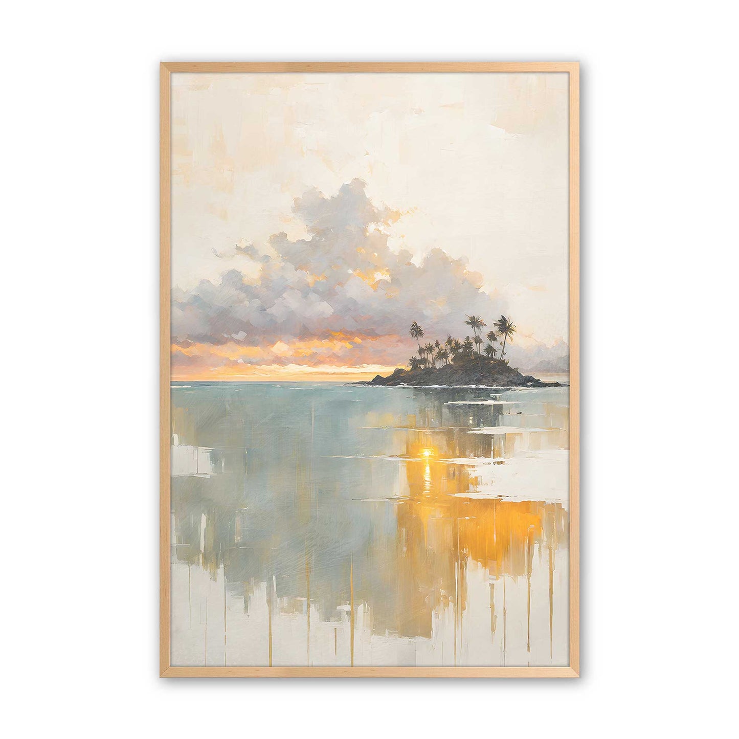Sunset Waves Art Print, Set of 3