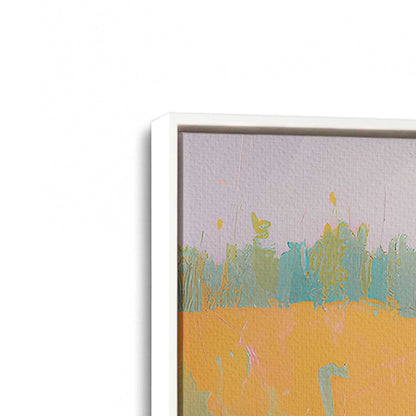 [Color:Opaque White], Picture of art in a White frame at an angle