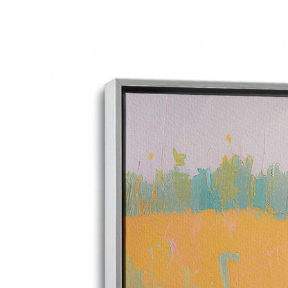 [Color:Polished Chrome], Picture of art in a Polished Chrome frame at an angle