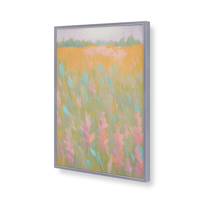 [Color:Polished Chrome], Picture of art in a Polished Chrome frame of the corner