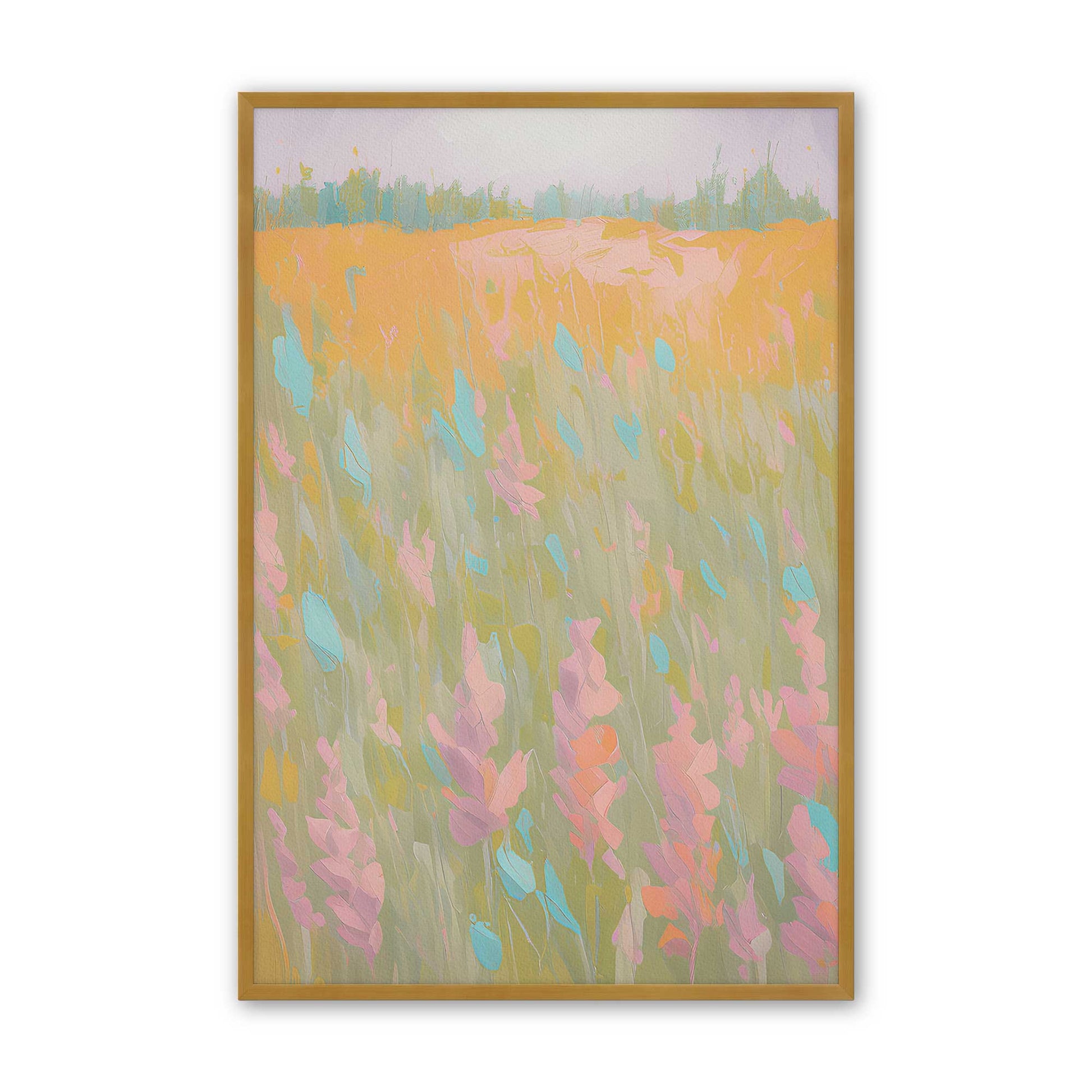 [Color:Polished Gold], Picture of art in a Polished Gold frame