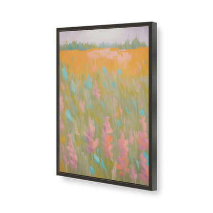 [Color:Satin Black], Picture of art in a Satin Black frame of the corner