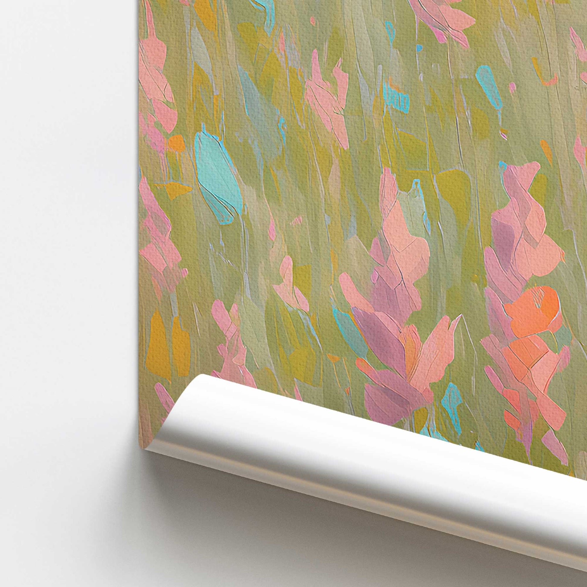 [color:Rolled Print], Picture of close up of art