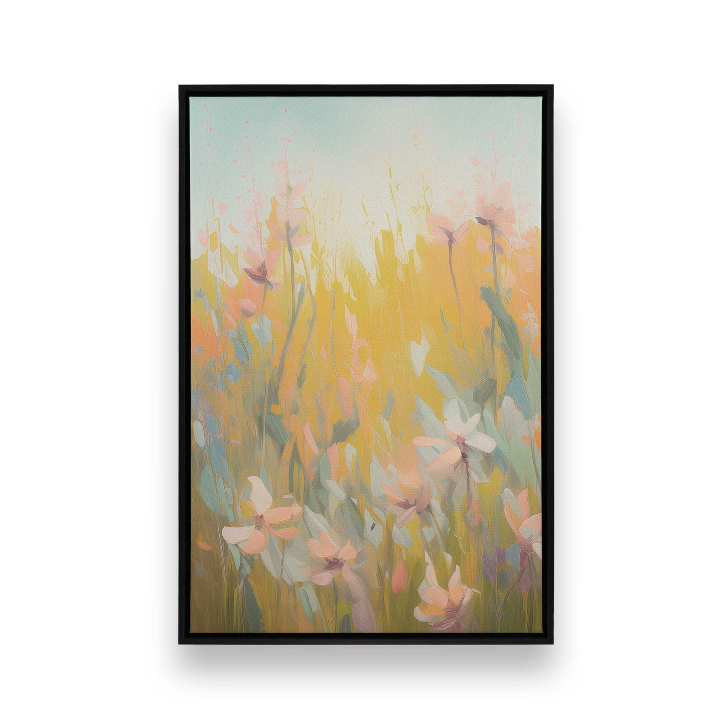 [Color:Satin Black], Picture of art in a Satin Black frame