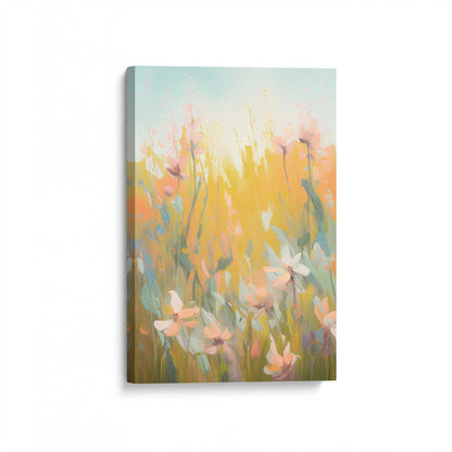 [Color:Stretched Canvas], Picture of art at an angle