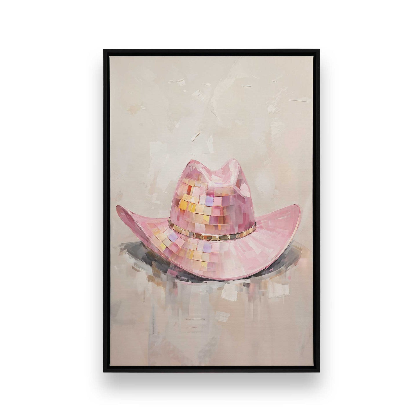 [Color:Satin Black], Picture of art in a Satin Black frame