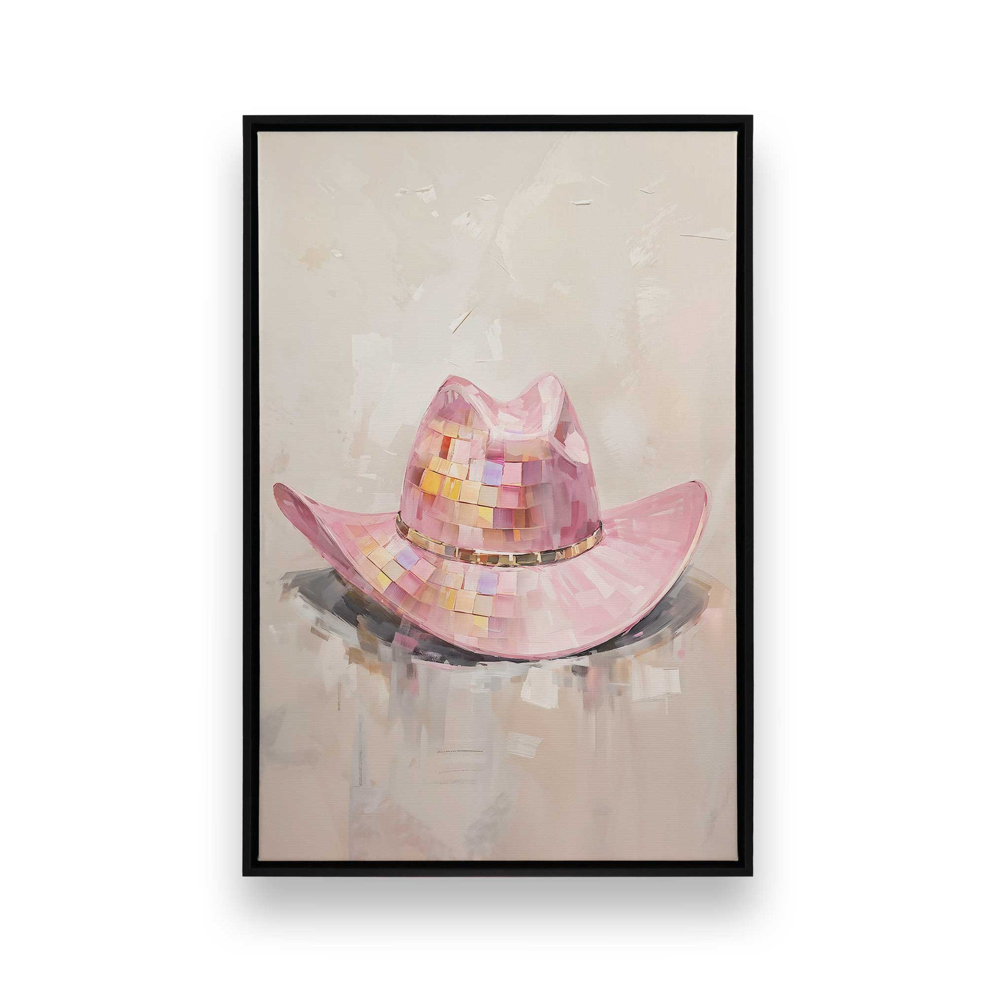 [Color:Satin Black], Picture of art in a Satin Black frame