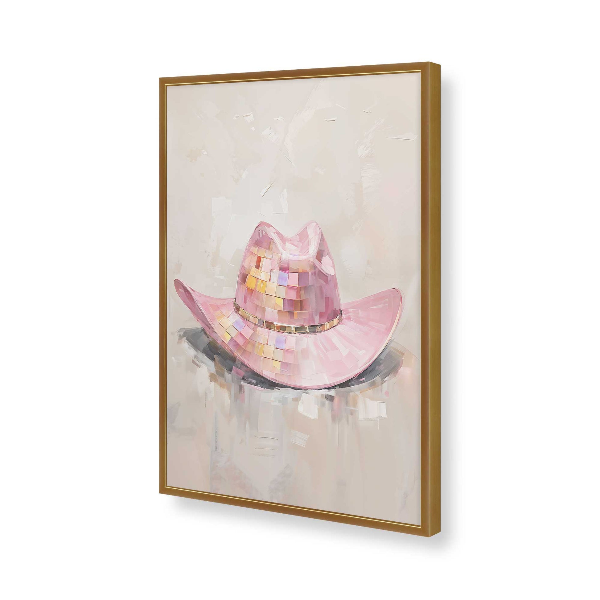 [Color:Polished Gold], Picture of art in a Polished Gold frame of the corner