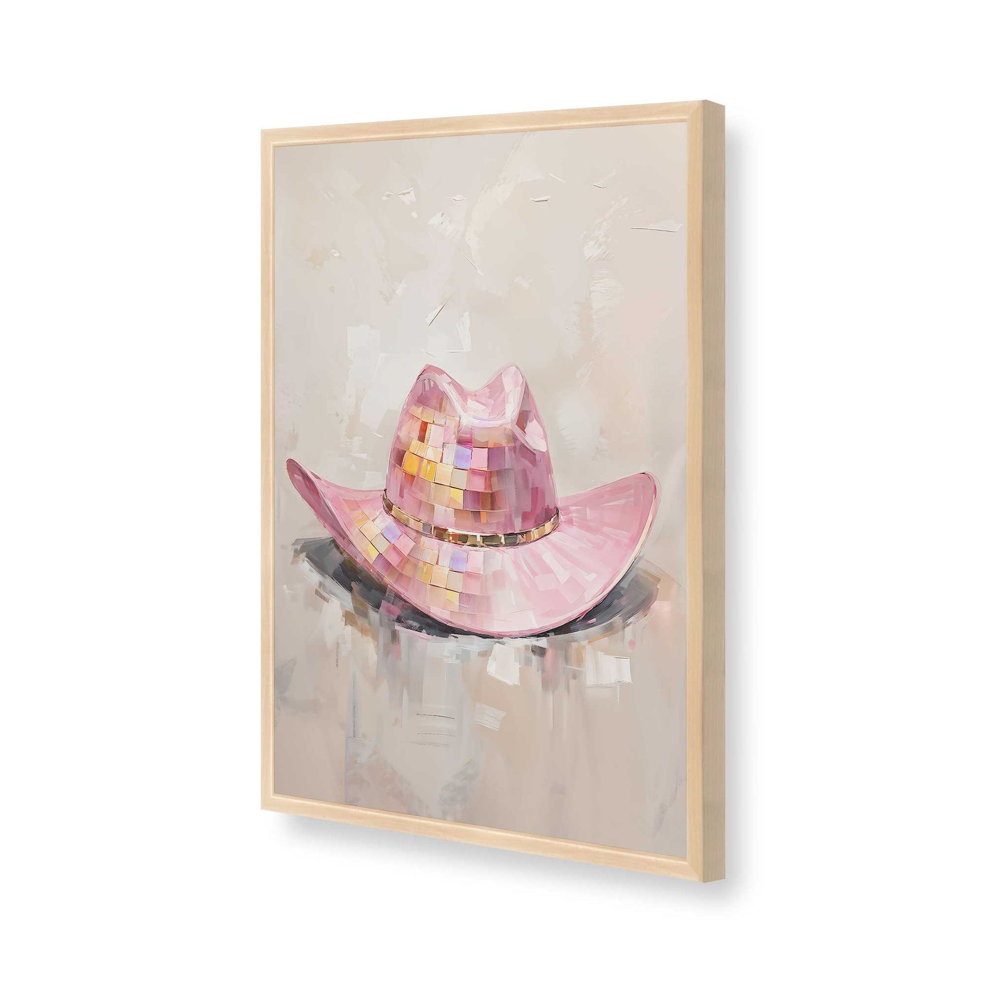 [Color:Raw Maple], Picture of art in a Raw Maple frame of the corner