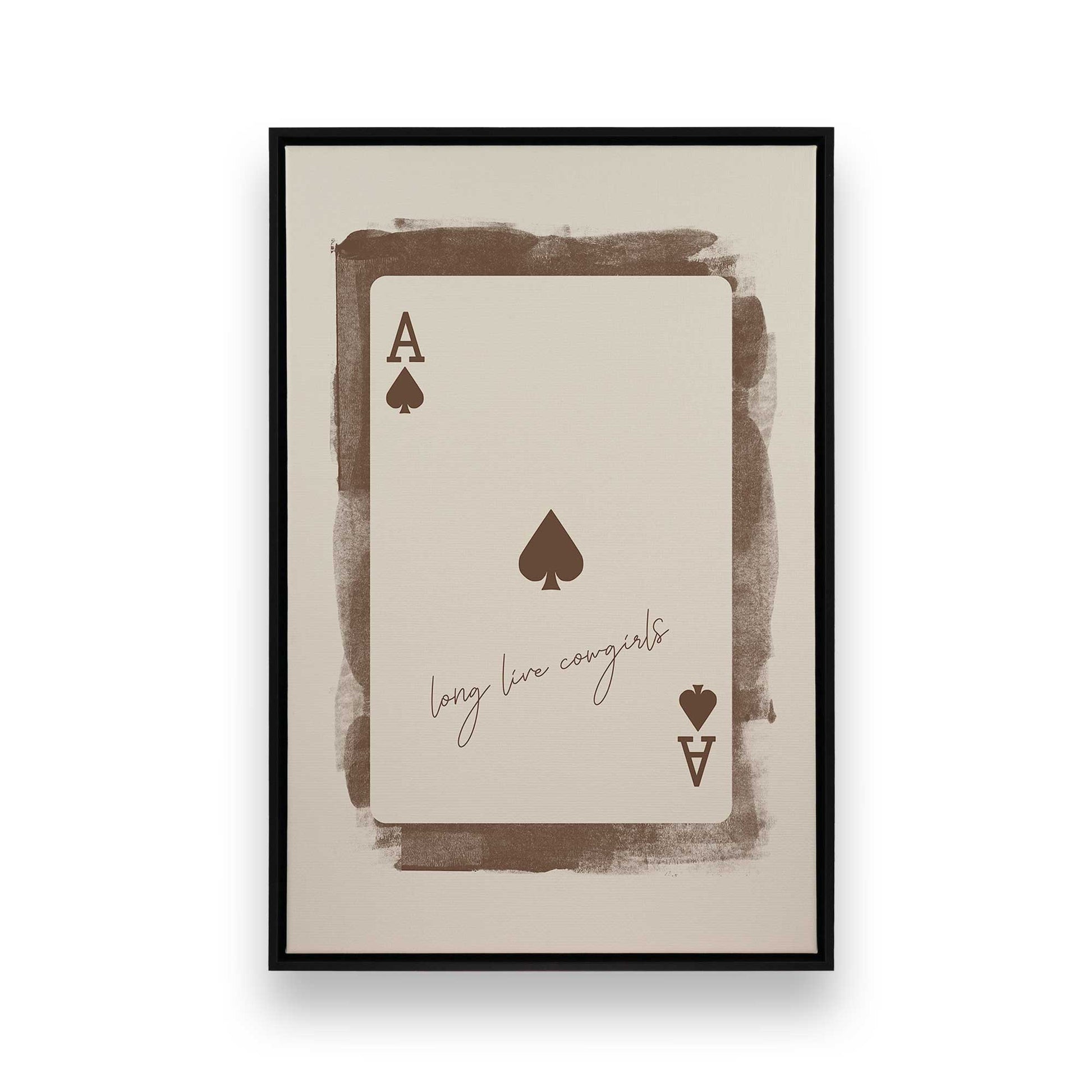 [Color:Satin Black], Picture of art in a Satin Black frame