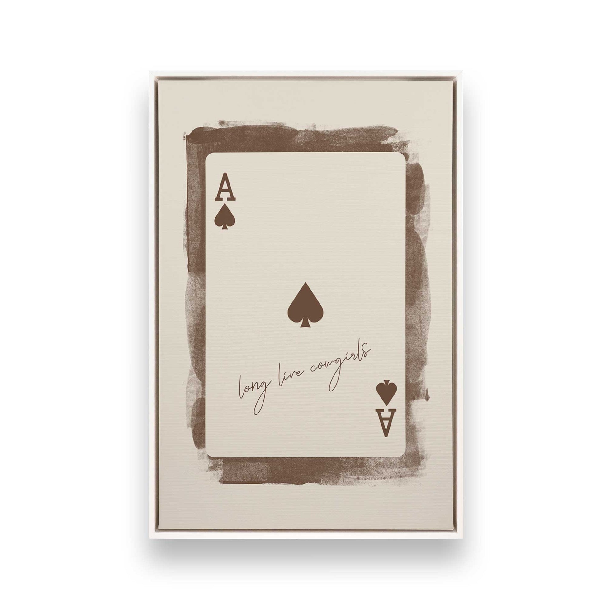 [Color:Opaque White], Picture of art in a White frame