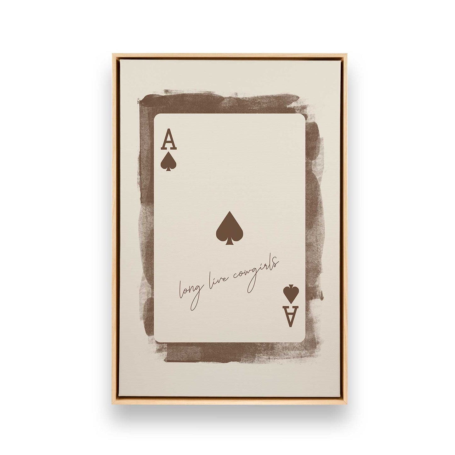 [Color:American Maple], Picture of art in a American Maple frame