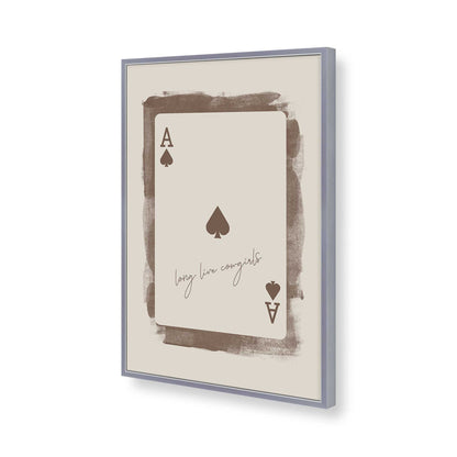 [Color:Polished Chrome], Picture of art in a Polished Chrome frame of the corner
