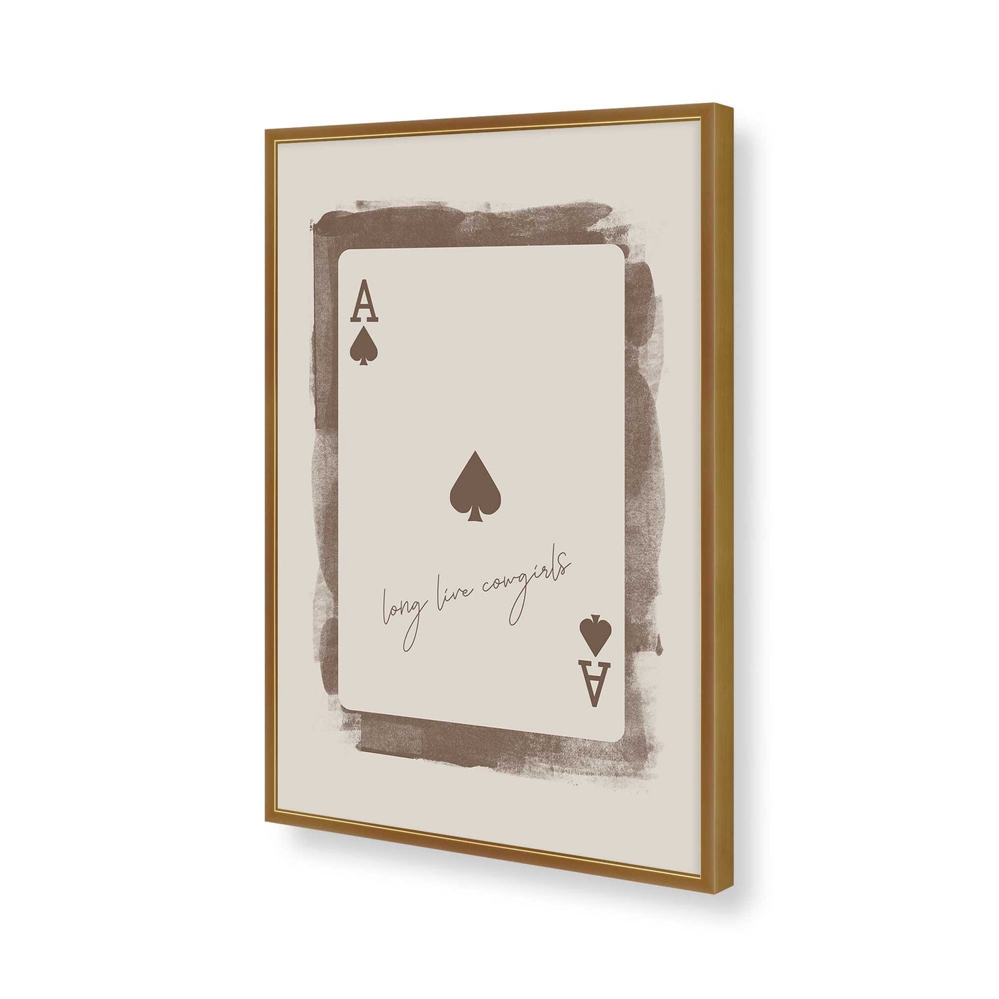 [Color:Polished Gold], Picture of art in a Polished Gold frame of the corner
