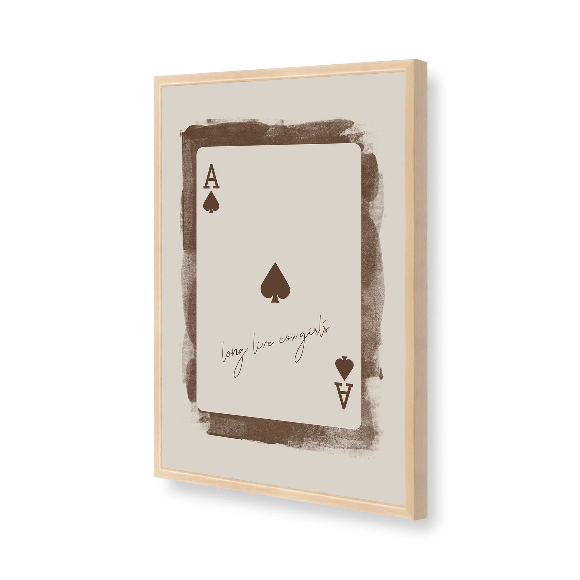 [Color:Raw Maple], Picture of art in a Raw Maple frame of the corner