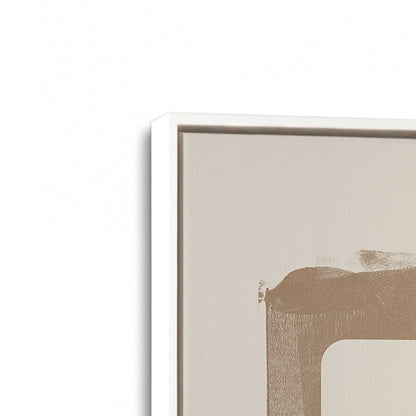 [Color:Opaque White], Picture of art in a White frame at an angle