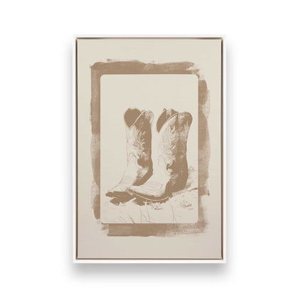 [Color:Opaque White], Picture of art in a White frame