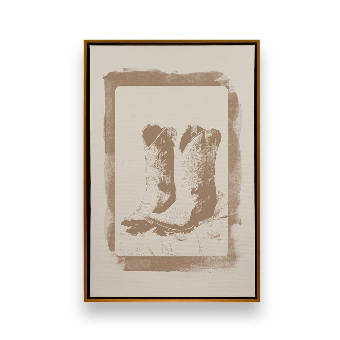 [Color:Polished Gold], Picture of art in a Polished Gold frame