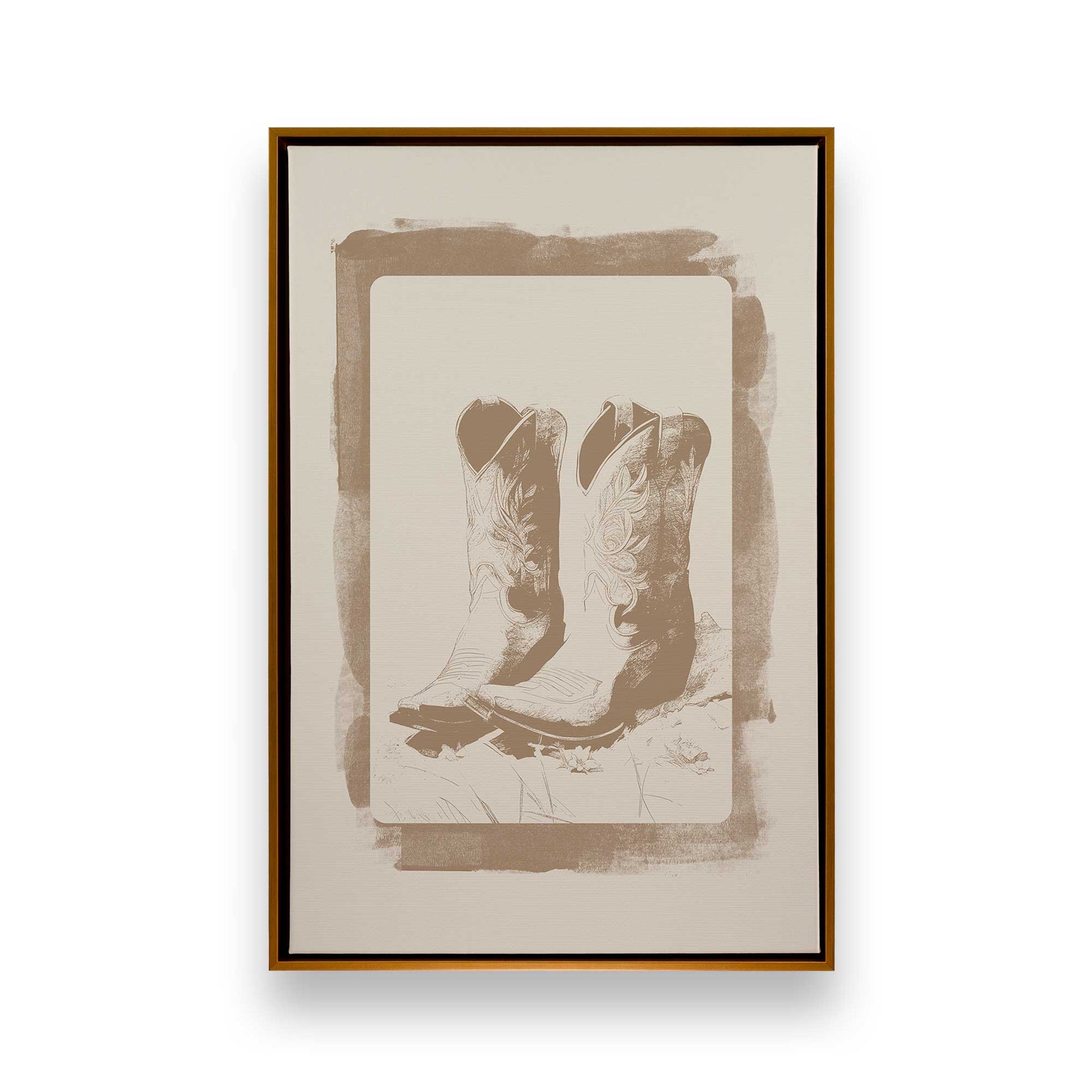 [Color:Polished Gold], Picture of art in a Polished Gold frame