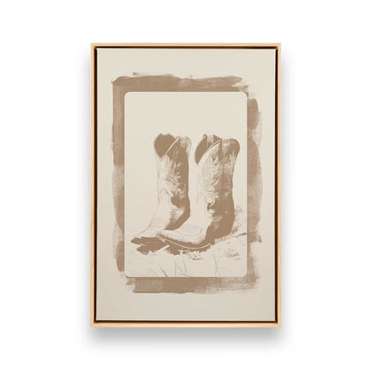 [Color:American Maple], Picture of art in a American Maple frame