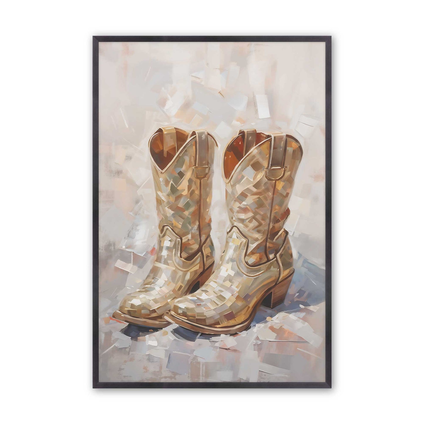 [Color:Weathered Zinc], Picture of art in a Weathered Zinc frame