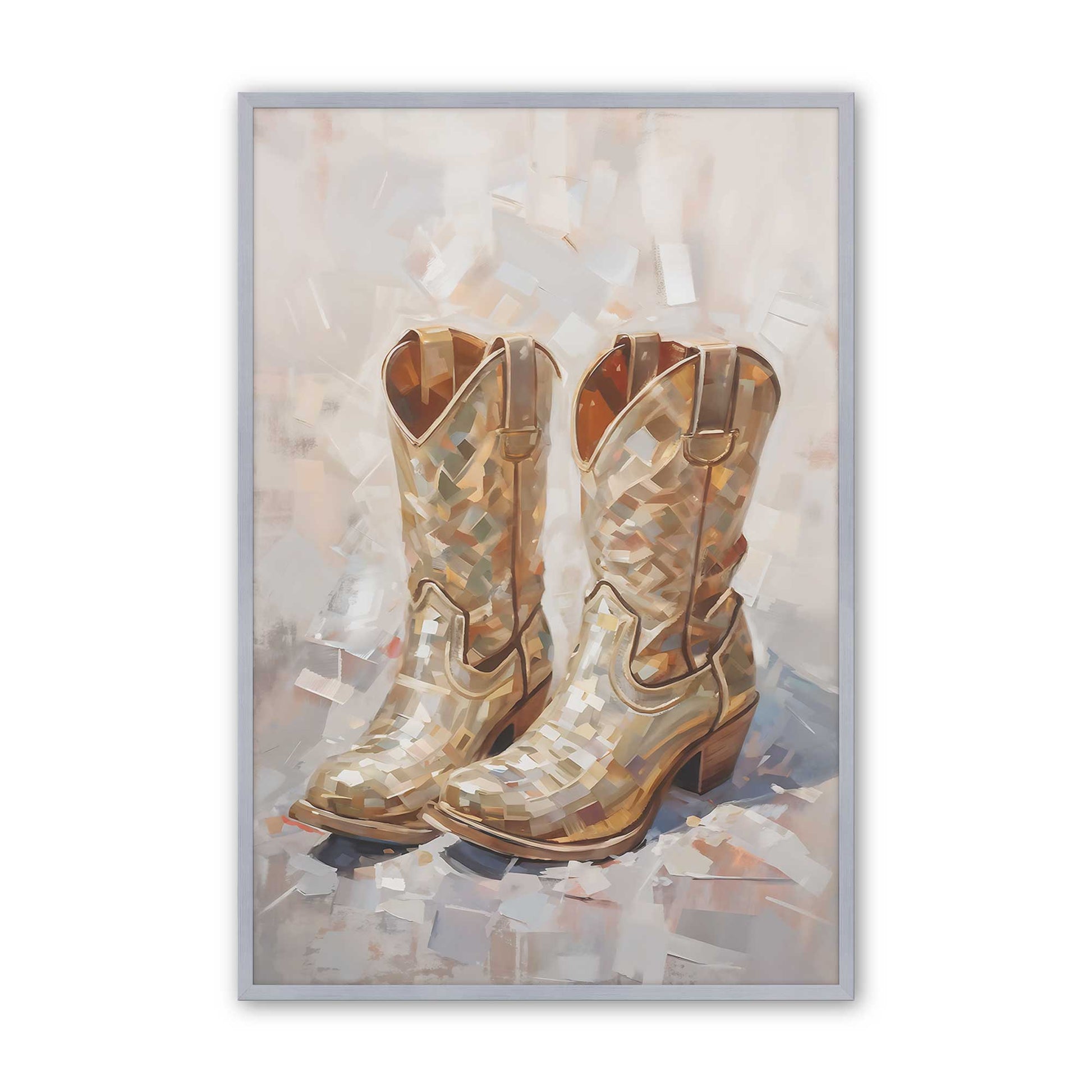 [Color:Polished Chrome], Picture of art in a Polished Chrome frame