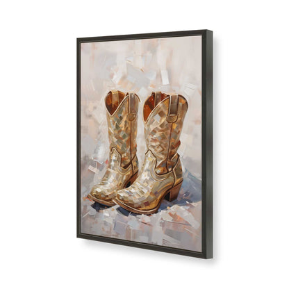 [Color:Satin Black], Picture of art in a Satin Black frame of the corner