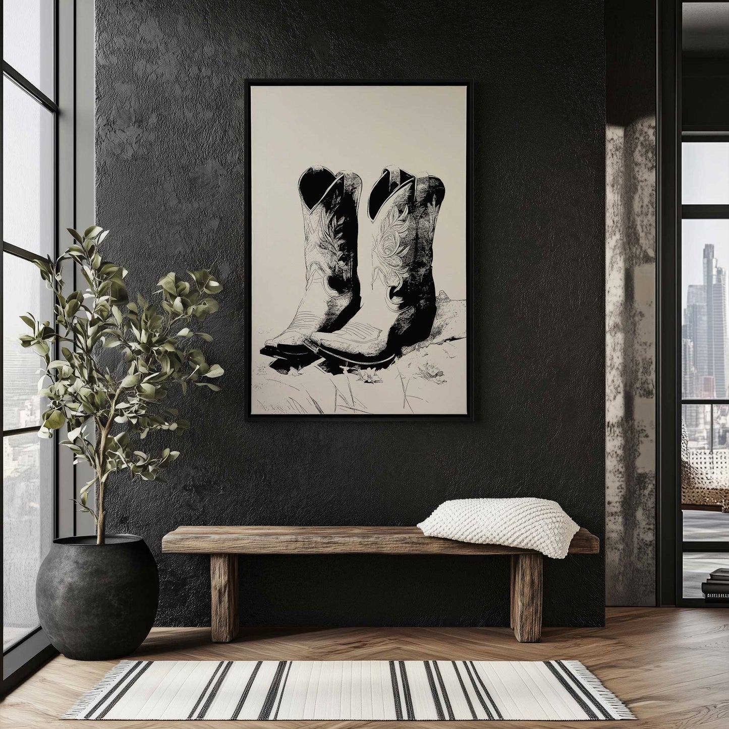 Picture of art in a room