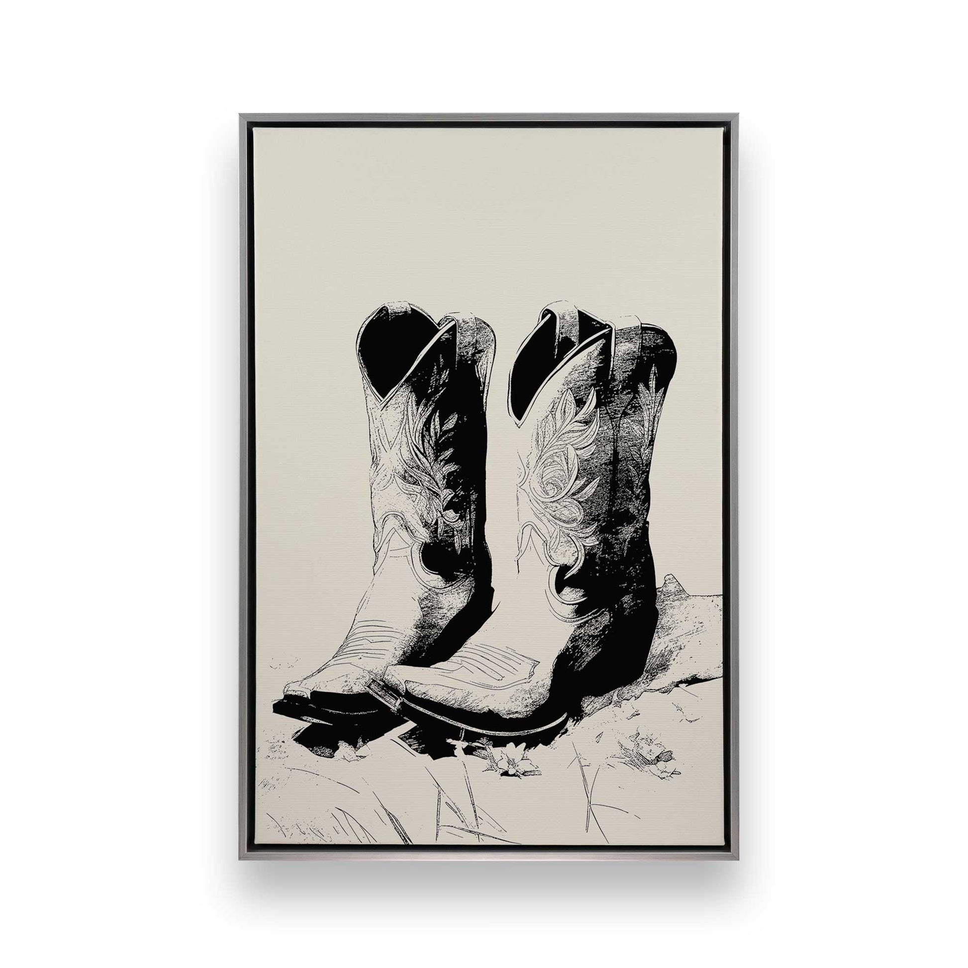 [Color:Polished Chrome], Picture of art in a Polished Chrome frame