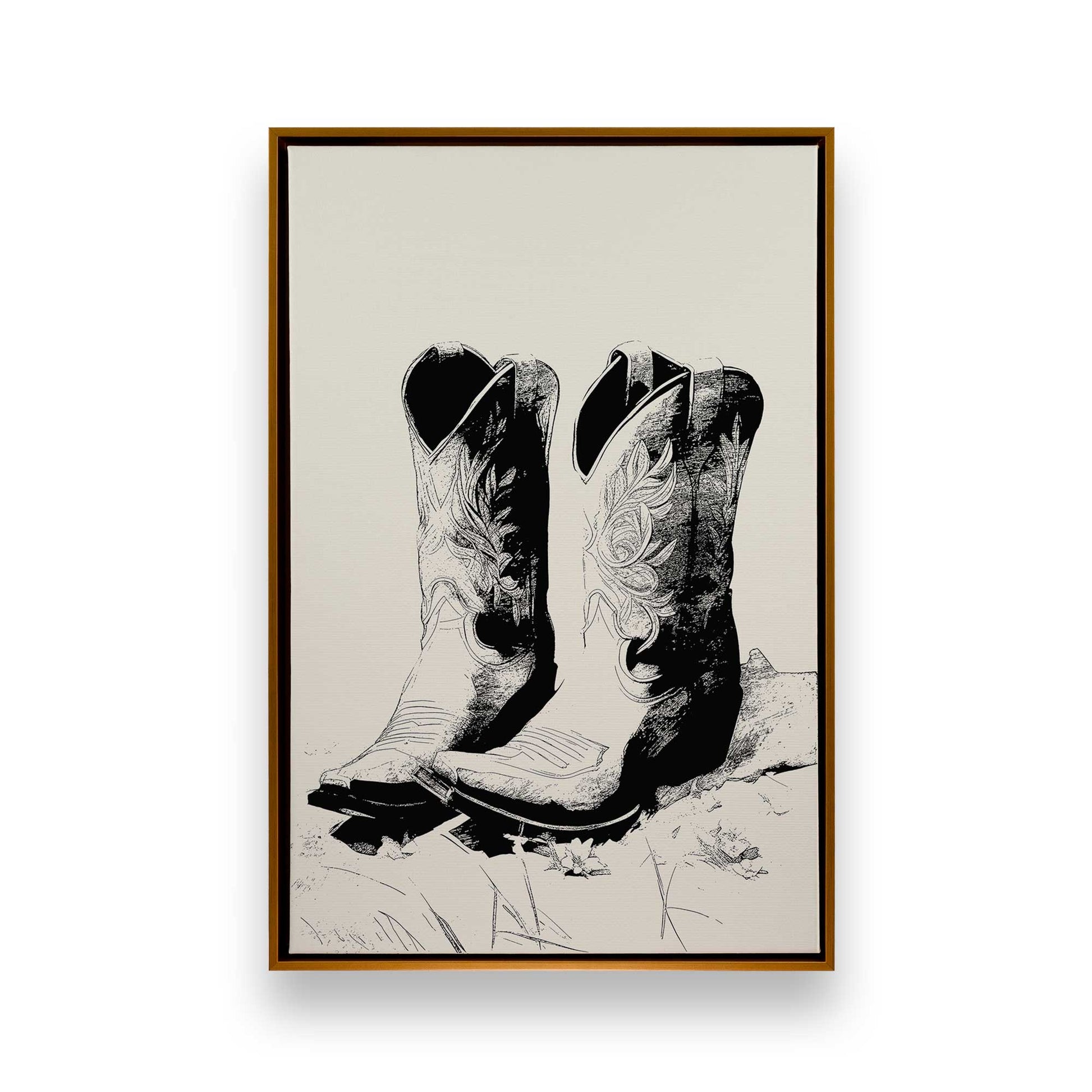 [Color:Polished Gold], Picture of art in a Polished Gold frame