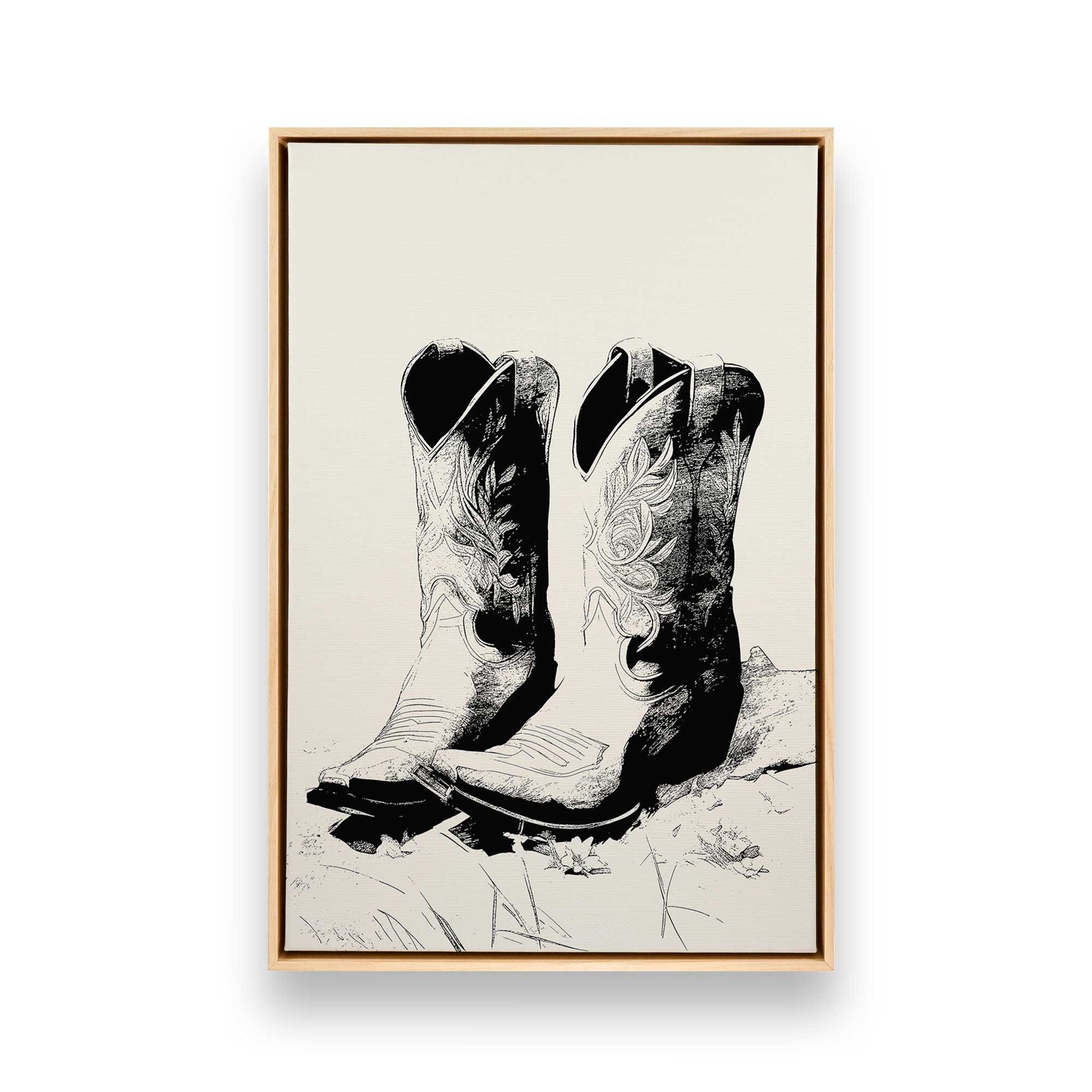 [Color:American Maple], Picture of art in a American Maple frame