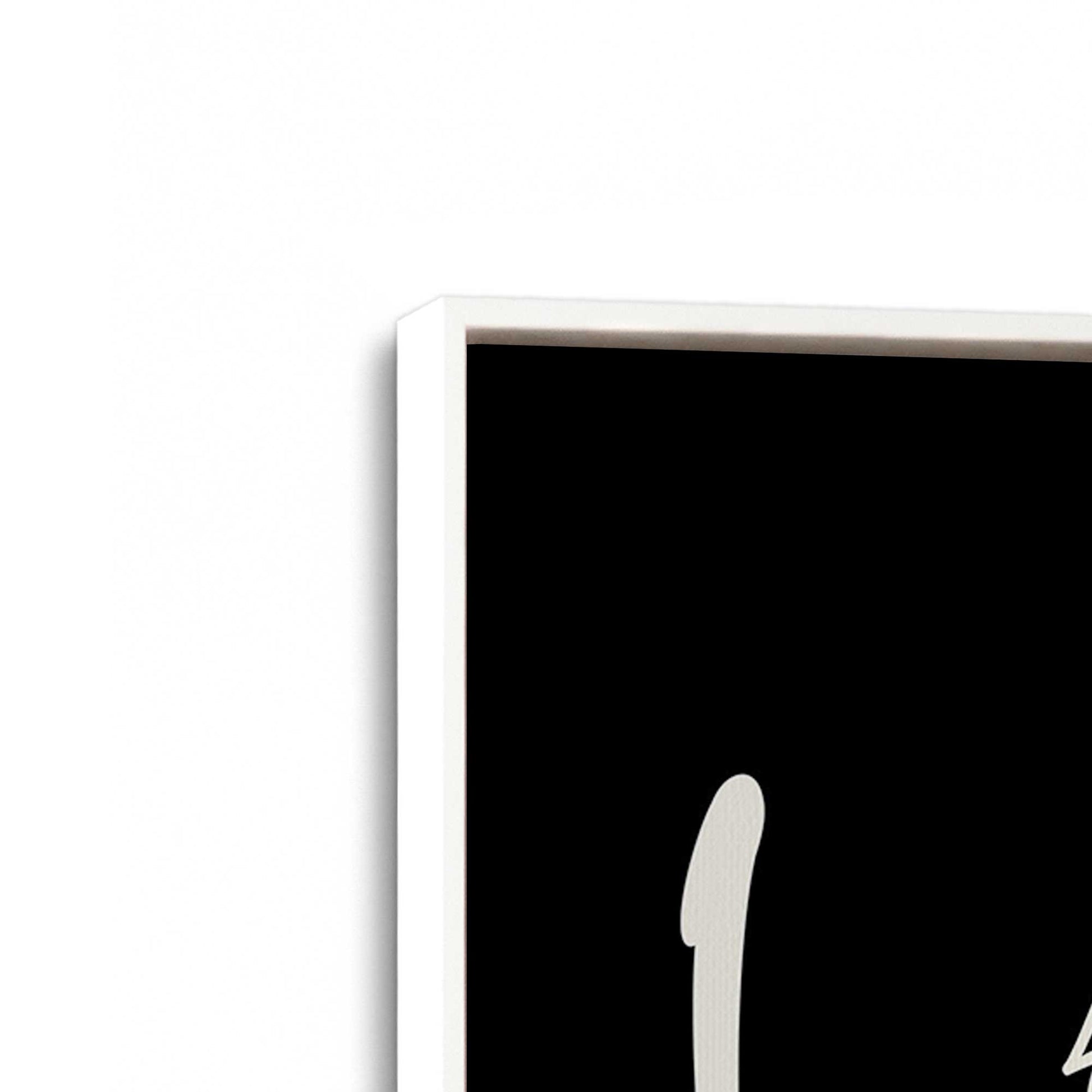 [Color:Opaque White], Picture of art in a White frame at an angle