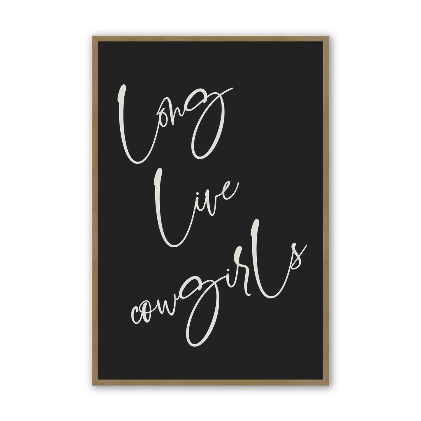 [Color:Brushed Gold], Picture of art in a Brushed Gold frame