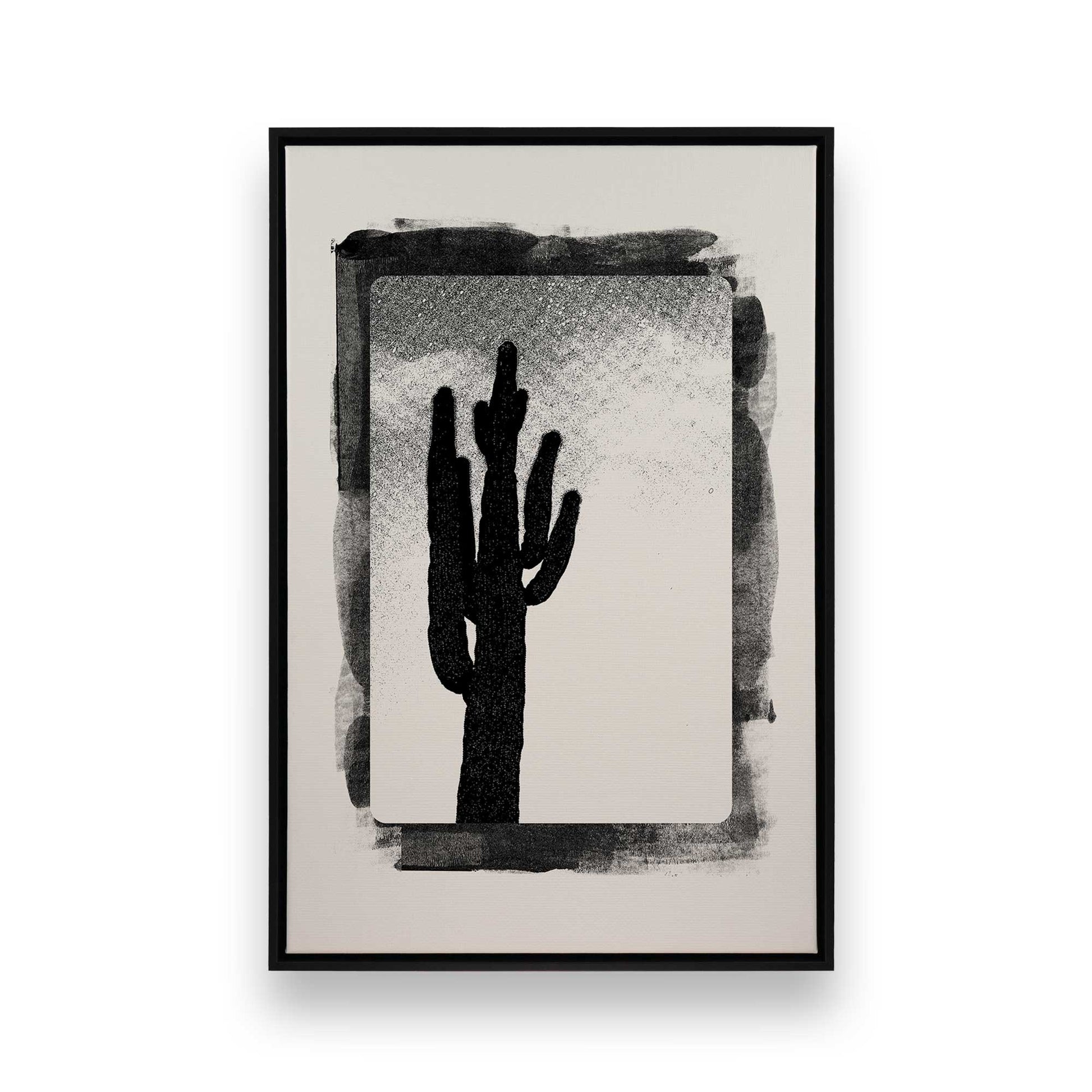 [Color:Satin Black], Picture of art in a Satin Black frame