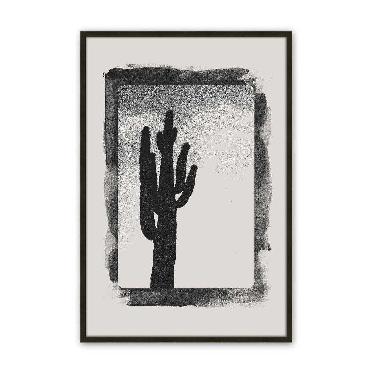 [Color:Satin Black], Picture of art in a Satin Black frame