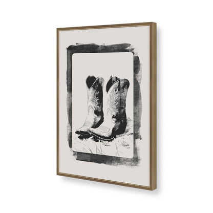 [Color:Brushed Gold], Picture of art in a Brushed Gold frame of the corner